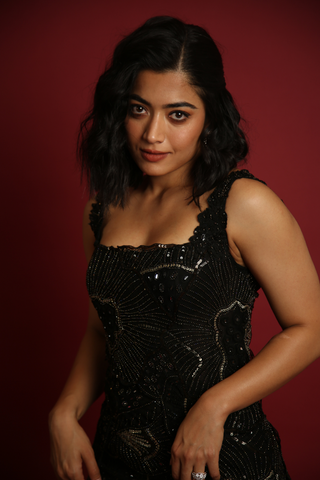 Rashmika Mandanna in Zaley Gown