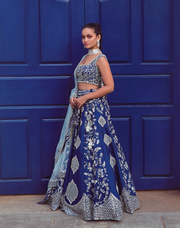 Alternate Kali Chintz & Jaal Lehenga